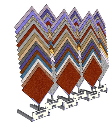 Inexpensive Tile Displays and Flooring Displays for your Showroom from ...
